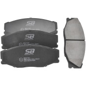 Колодки тормозные дисковые SB NAGAMOCHI, передние, комплект на ось (4 шт), арт. BP21157