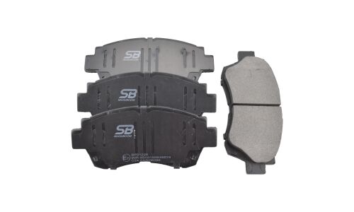 Колодки тормозные дисковые SB NAGAMOCHI, передние, комплект на ось (4 шт), арт. BP21228