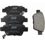 Колодки тормозные дисковые SB NAGAMOCHI, задние, комплект на ось (4 шт), арт. BP21239