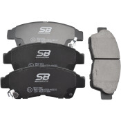 Колодки тормозные дисковые SB NAGAMOCHI, передние, комплект на ось (4 шт), арт. BP21322