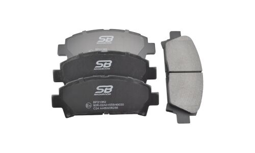 Колодки тормозные дисковые SB NAGAMOCHI, передние, комплект на ось (4 шт), арт. BP21362