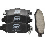 Колодки тормозные дисковые SB NAGAMOCHI, задние, комплект на ось (4 шт), арт. BP21363