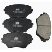 Колодки тормозные дисковые SB NAGAMOCHI, передние, комплект на ось (4 шт), арт. BP21447