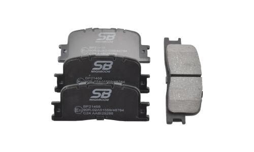 Колодки тормозные дисковые SB NAGAMOCHI, задние, комплект на ось (4 шт), арт. BP21458
