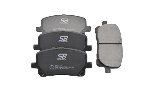 Колодки тормозные дисковые SB NAGAMOCHI, передние, комплект на ось (4 шт), арт. BP21470
