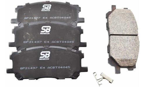 Колодки тормозные дисковые SB NAGAMOCHI, передние, комплект на ось (4 шт), арт. BP21497