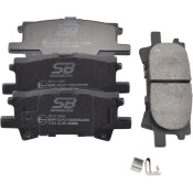 Колодки тормозные дисковые SB NAGAMOCHI, задние, комплект на ось (4 шт), арт. BP21498