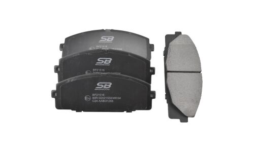 Колодки тормозные дисковые SB NAGAMOCHI, передние, комплект на ось (4 шт), арт. BP21516