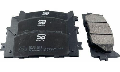 Колодки тормозные дисковые SB NAGAMOCHI, передние, комплект на ось (4 шт), арт. BP21521