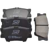 Колодки тормозные дисковые SB NAGAMOCHI, задние, комплект на ось (4 шт), арт. BP21522