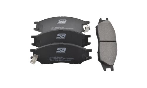 Колодки тормозные дисковые SB NAGAMOCHI, передние, комплект на ось (4 шт), арт. BP22435
