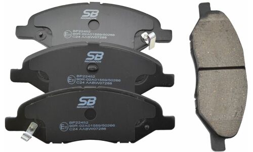 Колодки тормозные дисковые SB NAGAMOCHI, передние, комплект на ось (4 шт), арт. BP22452