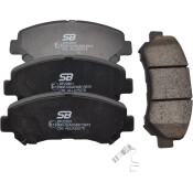 Колодки тормозные дисковые SB NAGAMOCHI, передние, комплект на ось (4 шт), арт. BP22801
