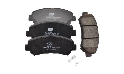 Колодки тормозные дисковые SB NAGAMOCHI, передние, комплект на ось (4 шт), арт. BP22801