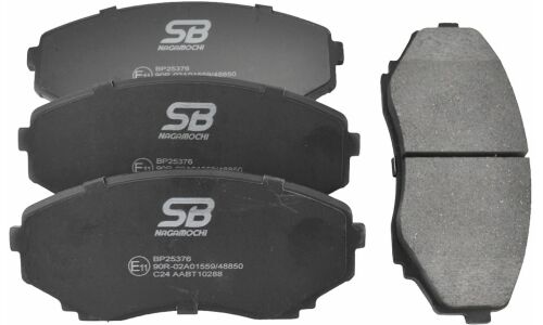 Колодки тормозные дисковые SB NAGAMOCHI, передние, комплект на ось (4 шт), арт. BP25376