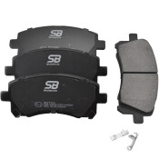 Колодки тормозные дисковые SB NAGAMOCHI, передние, комплект на ось (4 шт), арт. BP27390
