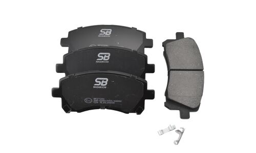 Колодки тормозные дисковые SB NAGAMOCHI, передние, комплект на ось (4 шт), арт. BP27390
