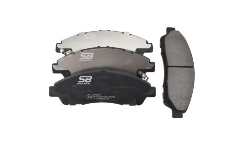 Колодки тормозные дисковые SB NAGAMOCHI, передние, комплект на ось (4 шт), арт. BP28001