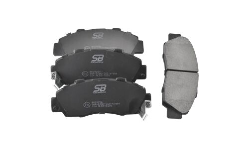 Колодки тормозные дисковые SB NAGAMOCHI, передние, комплект на ось (4 шт), арт. BP28254