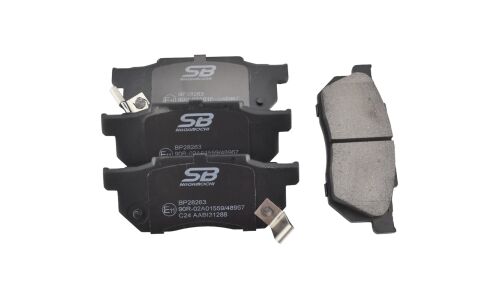 Колодки тормозные дисковые SB NAGAMOCHI, передние, комплект на ось (4 шт), арт. BP28263