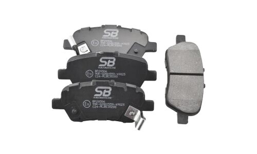 Колодки тормозные дисковые SB NAGAMOCHI, задние, комплект на ось (4 шт), арт. BP28506