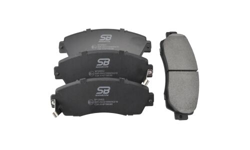 Колодки тормозные дисковые SB NAGAMOCHI, передние, комплект на ось (4 шт), арт. BP28802