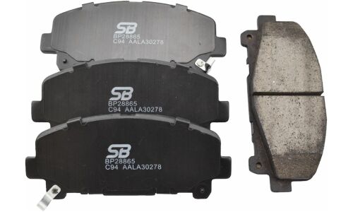 Колодки тормозные дисковые SB NAGAMOCHI, передние, комплект на ось (4 шт), арт. BP28865