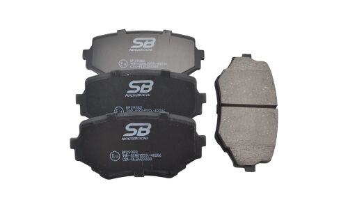 Колодки тормозные дисковые SB NAGAMOCHI, передние, комплект на ось (4 шт), арт. BP29382