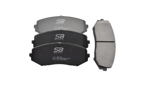 Колодки тормозные дисковые SB NAGAMOCHI, передние, комплект на ось (4 шт), арт. BP29802
