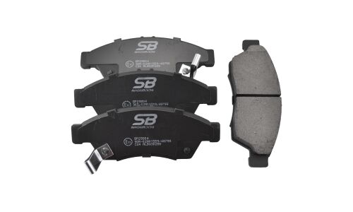 Колодки тормозные дисковые SB NAGAMOCHI, передние, комплект на ось (4 шт), арт. BP29804
