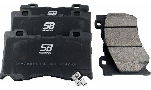 Колодки тормозные дисковые SB NAGAMOCHI, передние, комплект на ось (4 шт), арт. BP50389