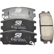 Колодки тормозные дисковые SB NAGAMOCHI, задние, комплект на ось (4 шт), арт. BP52098