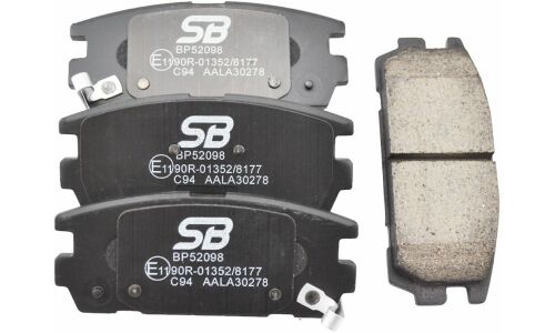 Колодки тормозные дисковые SB NAGAMOCHI, задние, комплект на ось (4 шт), арт. BP52098