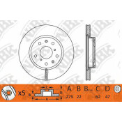 Диск тормозной NIBK Диск тормозной NIBK