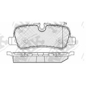 Колодки тормозные дисковые NiBK, комплект на ось (4 шт), арт. PN0485