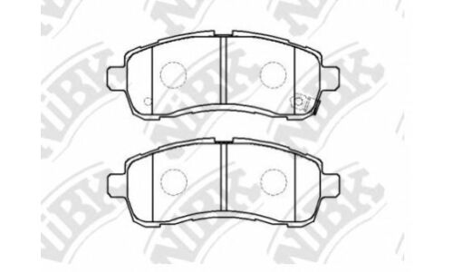 Колодки тормозные дисковые NIBK Original, передние, комплект на ось (4 шт), арт. PN0544