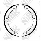 Колодки тормозные барабанные NiBK, комплект на ось (4 шт), арт. FN0647