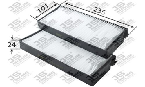 Фильтр салона комплект JS Asakashi, арт. AC9308SET