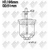 Фильтр топливный JS Asakashi, арт. FS3202