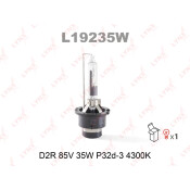 Лампа ксеноновая LYNXAuto D2R (P32d-3), 85В, 35Вт, 4300К, 1 шт, арт. L19235W