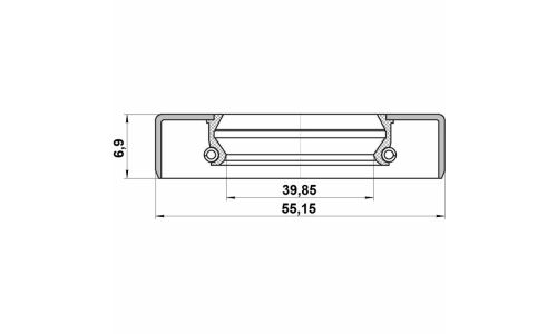 Сальник ступицы Febest, арт. 95GDY-41550707X