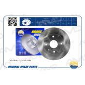 Диск тормозной AMD, передний, арт. AMD.BD118