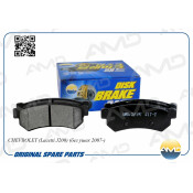 Колодки тормозные дисковые AMD, задние, комплект на ось (4 шт), арт. AMD.BF185