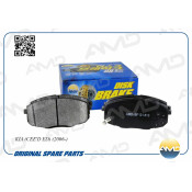 Колодки тормозные дисковые AMD, передние, комплект на ось (4 шт), арт. AMD.BF131