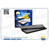 Фильтр салонный AMD, угольный, арт. AMD.FC17C