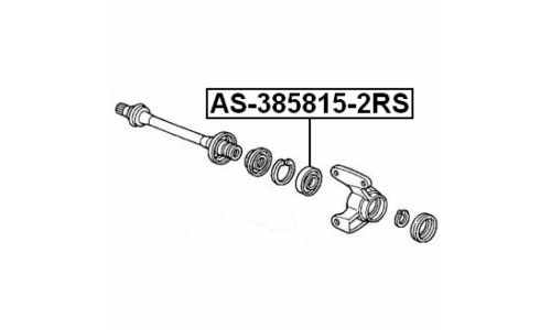 Подшипник привода Febest опорный, арт. AS-385815-2RS