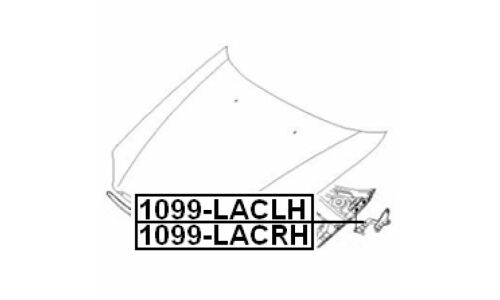 Петля капота | прав/лев Febest, арт. 1099-LACRH