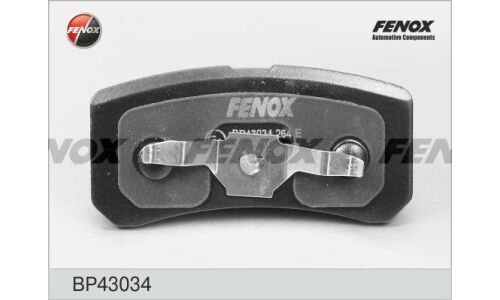 Колодки тормозные Fenox дисковые, арт. BP43034