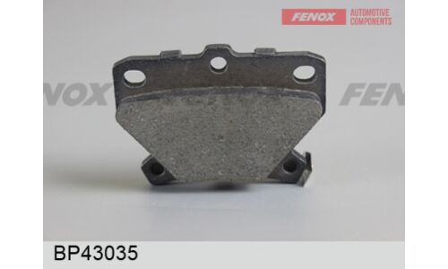 Колодки тормозные дисковые Fenox задние, комплект на ось (4 шт), арт. BP43035