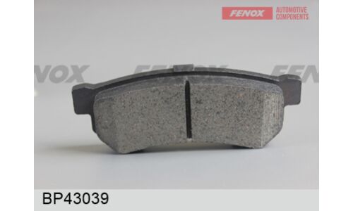 Колодки тормозные дисковые Fenox, задние, комплект на ось (4 шт), арт. BP43039